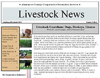 Alamance Livestock News