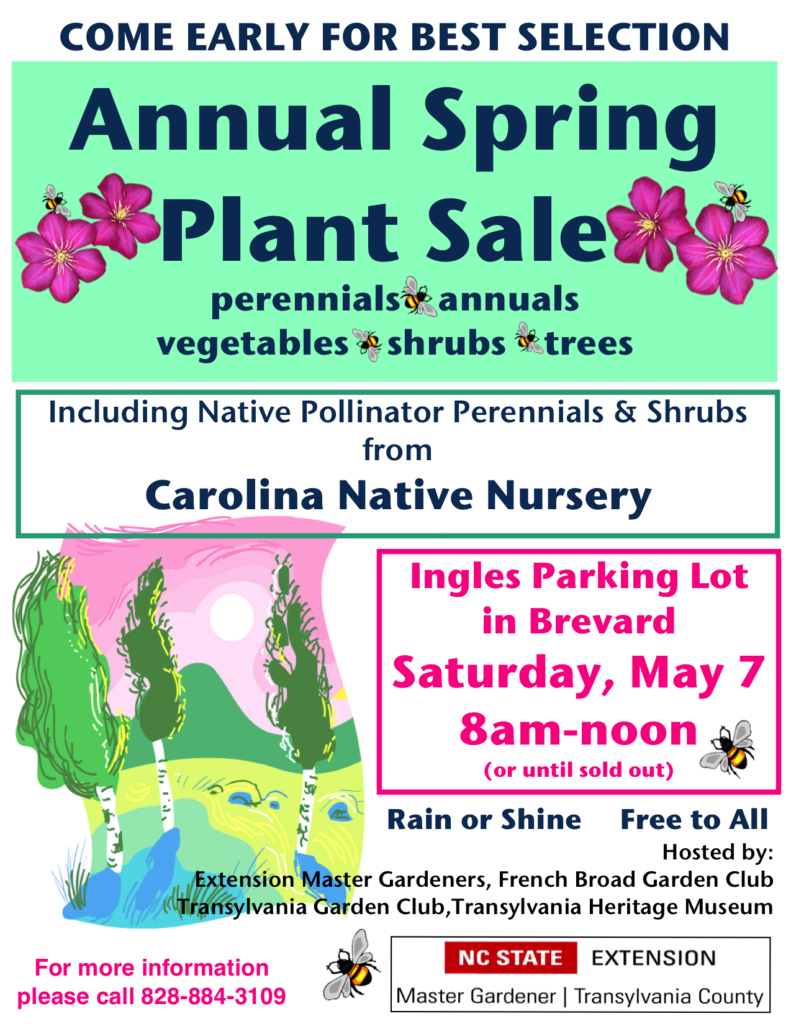 Annual Spring Plant Sale poster