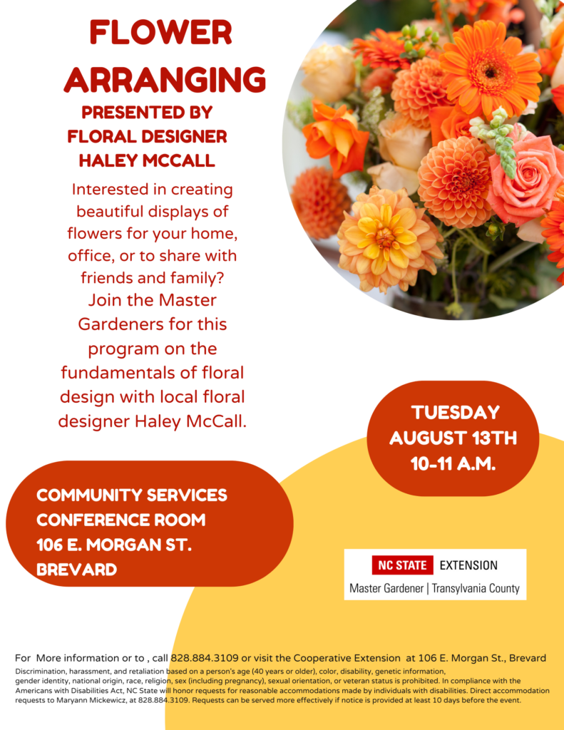 Floral Arranging EMG Program